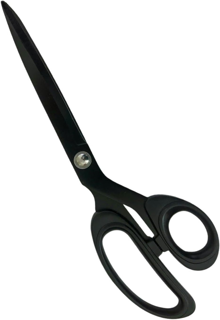 Black Fabric Scissors for Adults,Titanium Coating with Stainless Steel Blade, for Dressmaking, Leather Professional Sewing Fabric, Crafting and Home General Use, 10 Inch