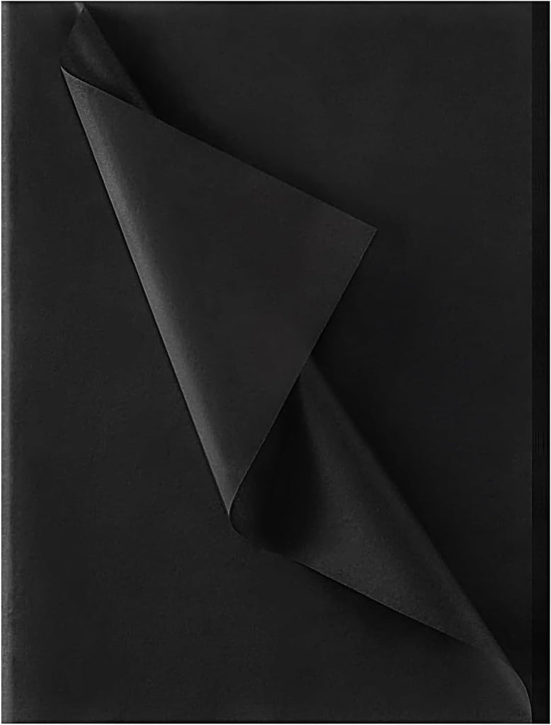 Black Tissue Paper for Gift Bags, 115 Sheets of 14 x 20 Inches Black Wrapping Paper, Gift Wrapping Tissue Paper Bulk for Crafts, Holiday, Birthday, Christmas, Party Decor and DIY Crafts