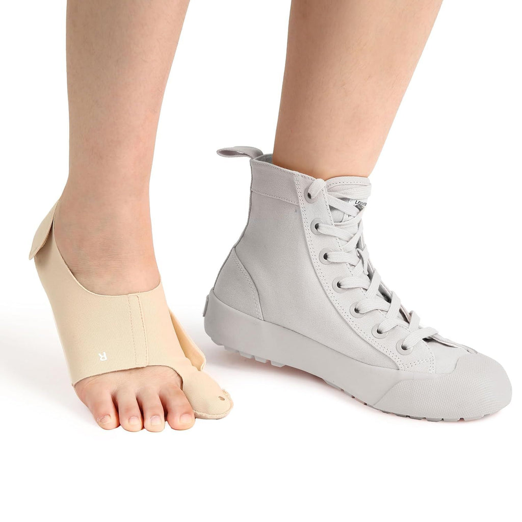 Bunion Corrector for Women & Men, Lightweight Toe Separator Splint, Wear in Shoes, Relieves Hallux Valgus Pain, Adjustable Toe Straightener Brace, Medium