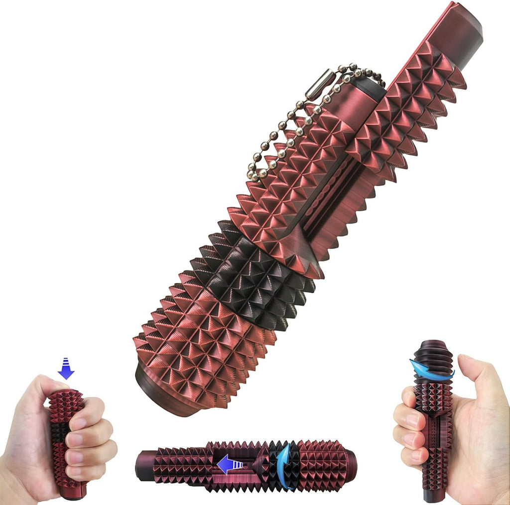 Button Clicks, Spinners, Portable Stim Tool, Little Ouchies 5-in-1 Design for Stress Relief, Spiky Grippie Stim, 3D Printed Toys Pain Stim Fidget