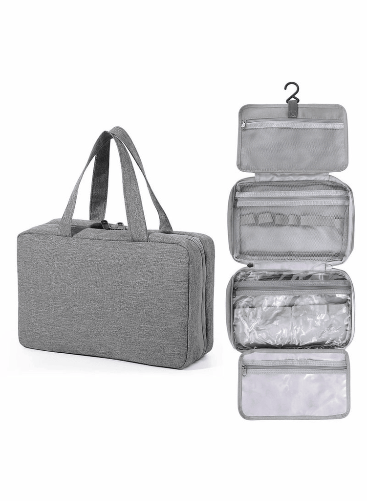Can hang multiple compartments for grooming and storage, with a large capacity for dry and wet separation, making travel and business arrangements worry free