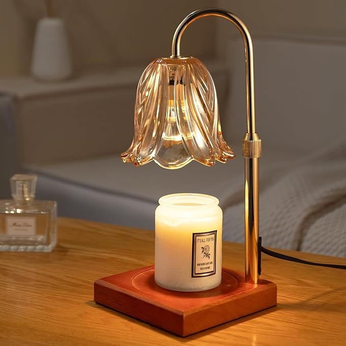 Candle Warmer Lamp with Timer Dimmable, Birthday Gifts for Women Mom, House Warming Gifts New Home Decor, Wax Melt Warmer for Jar Candles