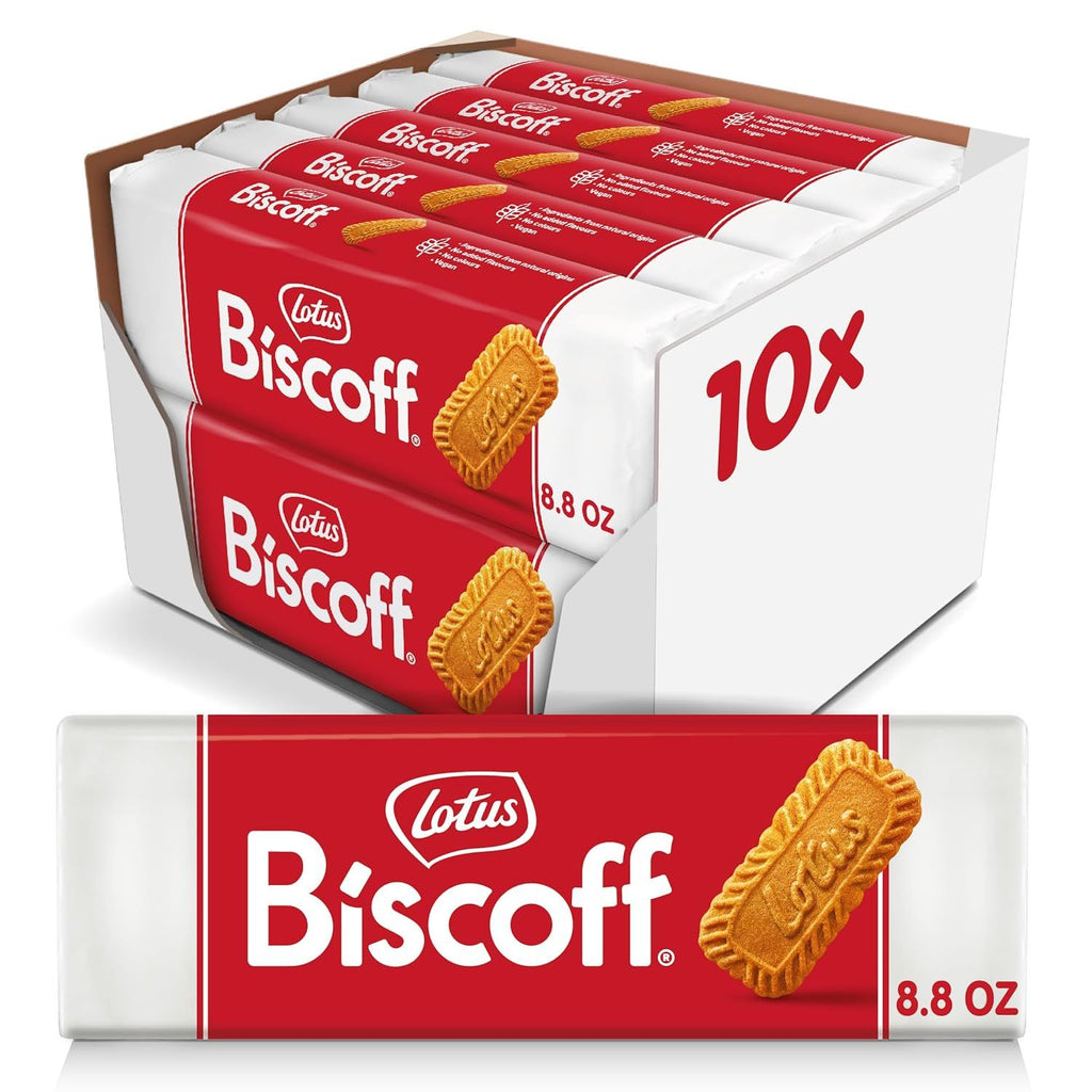 Caramelized Biscuit Cookies, non GMO + Vegan - 8.8 Ounce