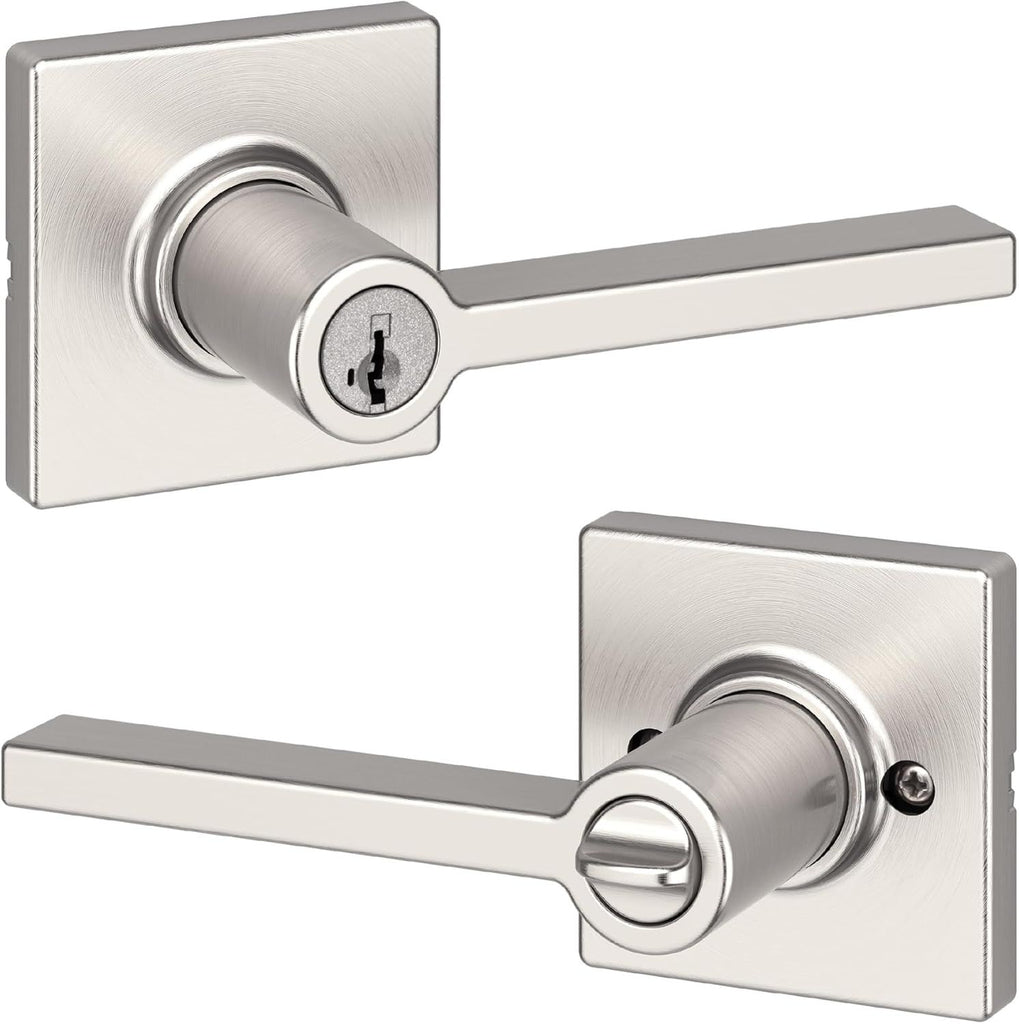 Casey Entry Door Handle with Lock and Key