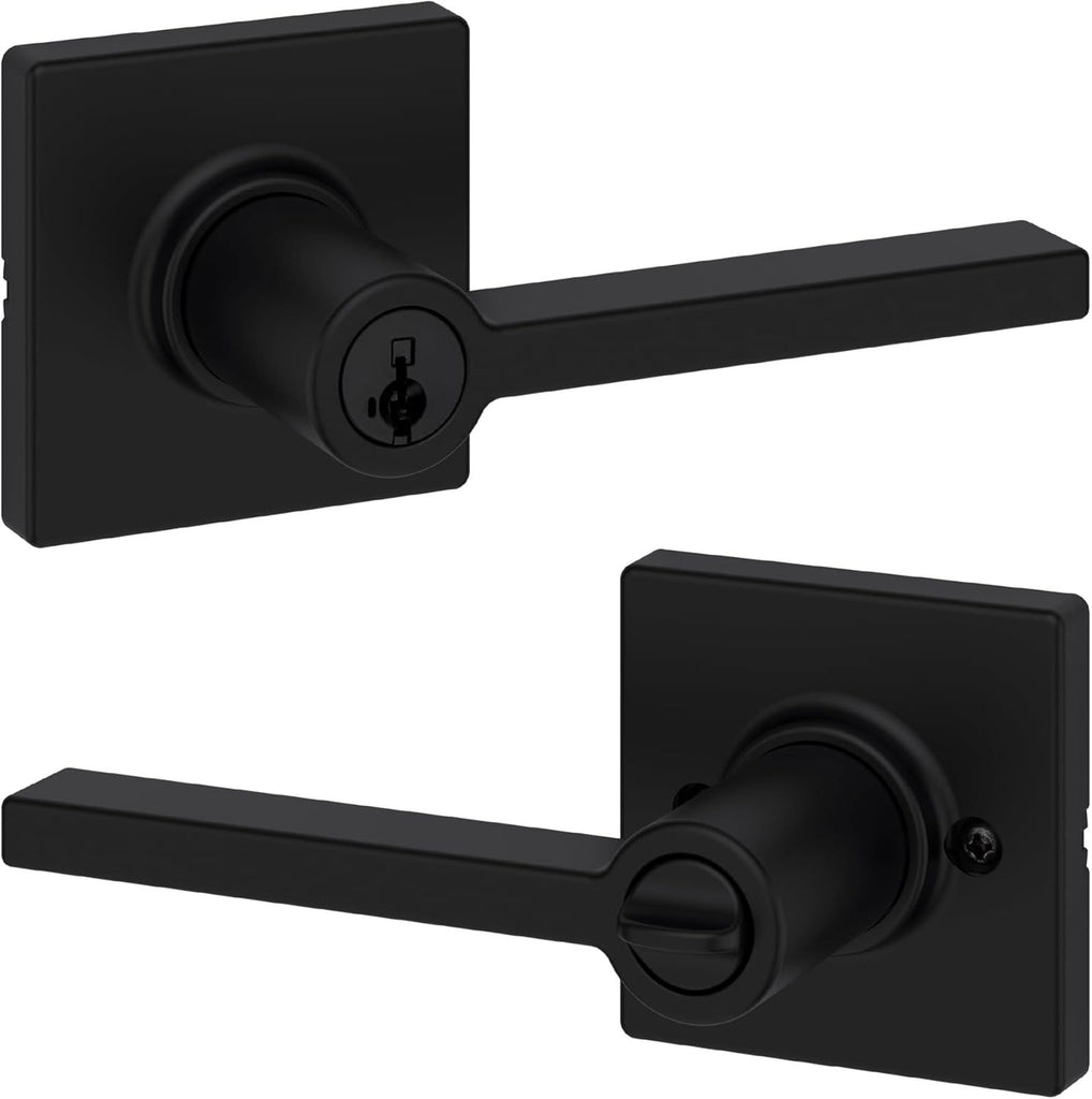 Casey Entry Door Handle with Lock and Key