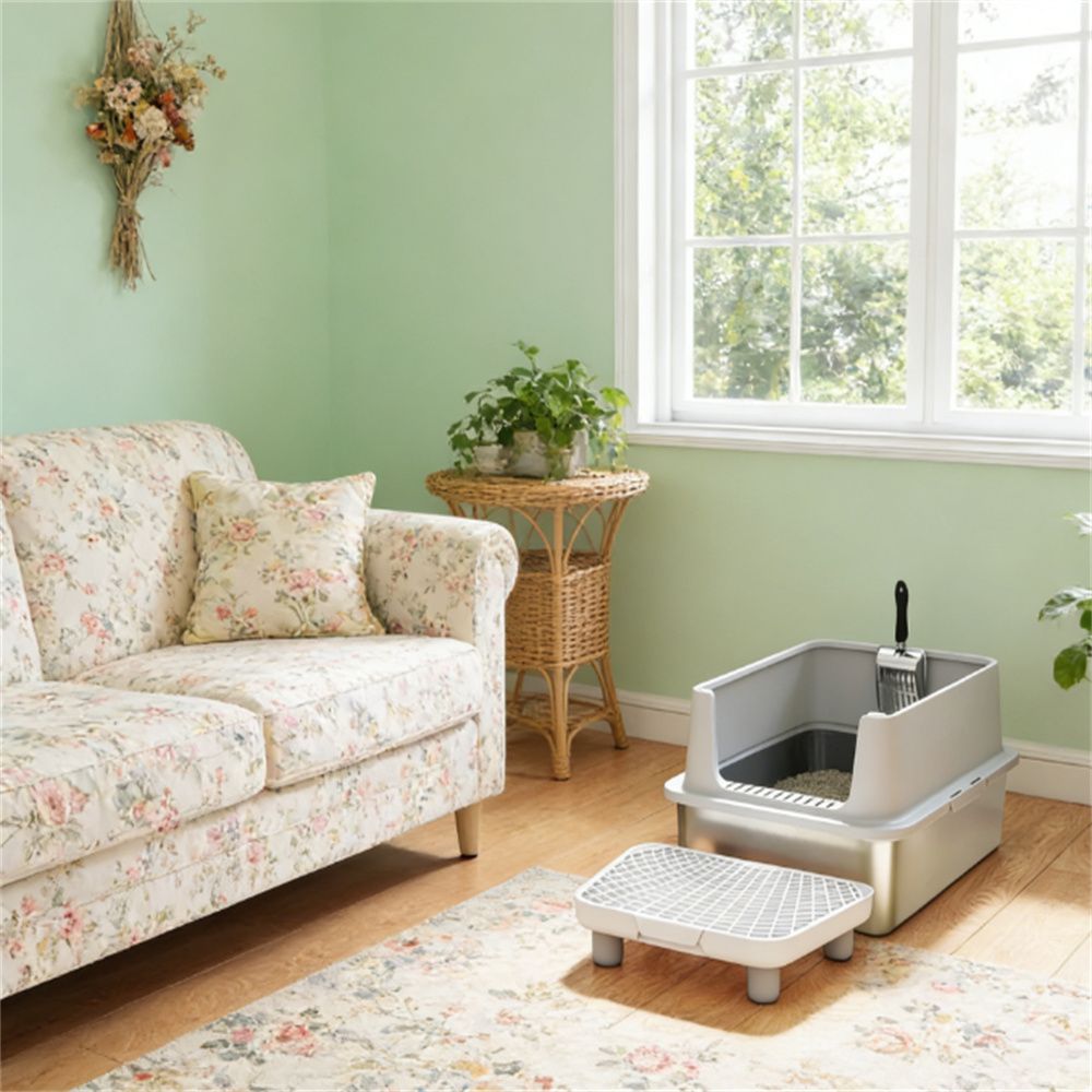 Cat litter box, cat garbage bin