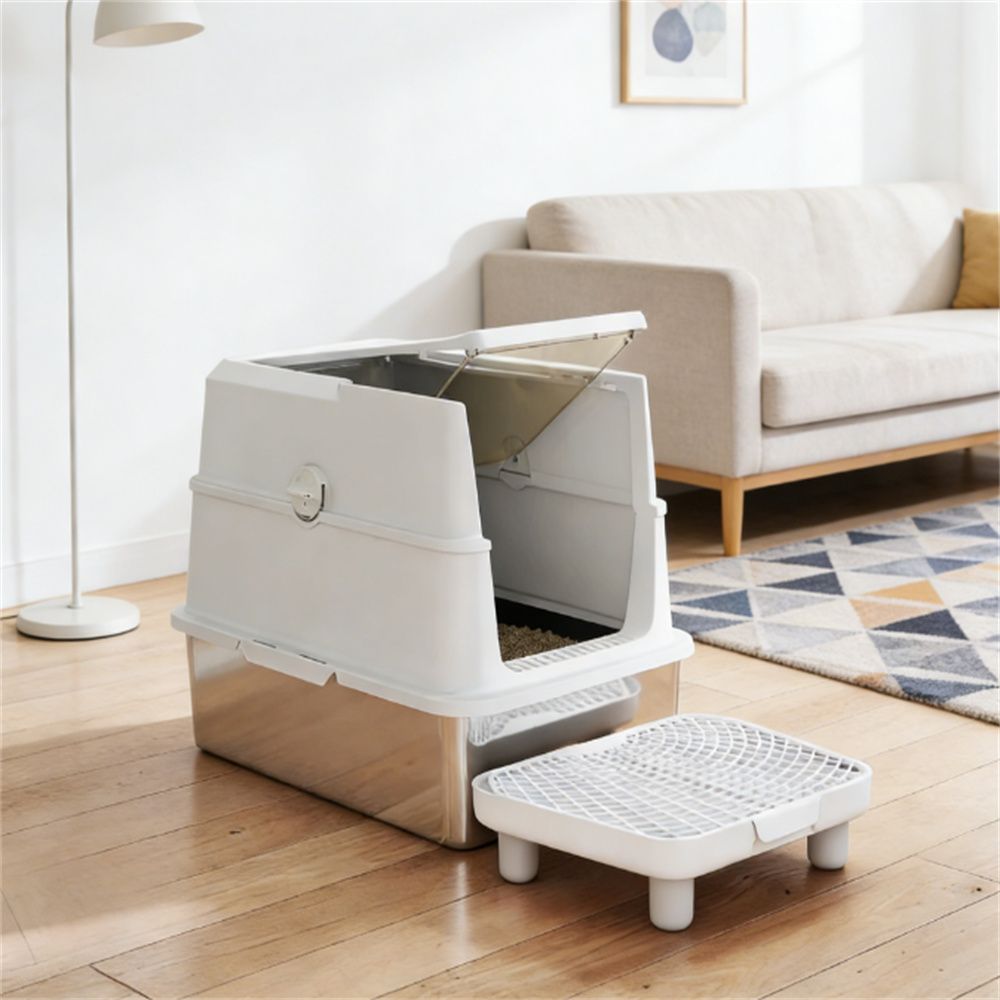 Cat litter box, cat garbage bin