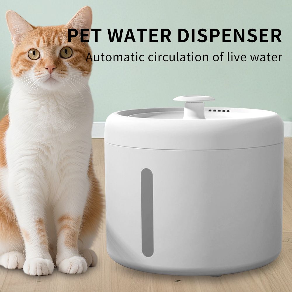 Cat Water Fountain  Fountain Super Silent Pet Drinking Dispenser - Water Fountains for Kitty Indoor