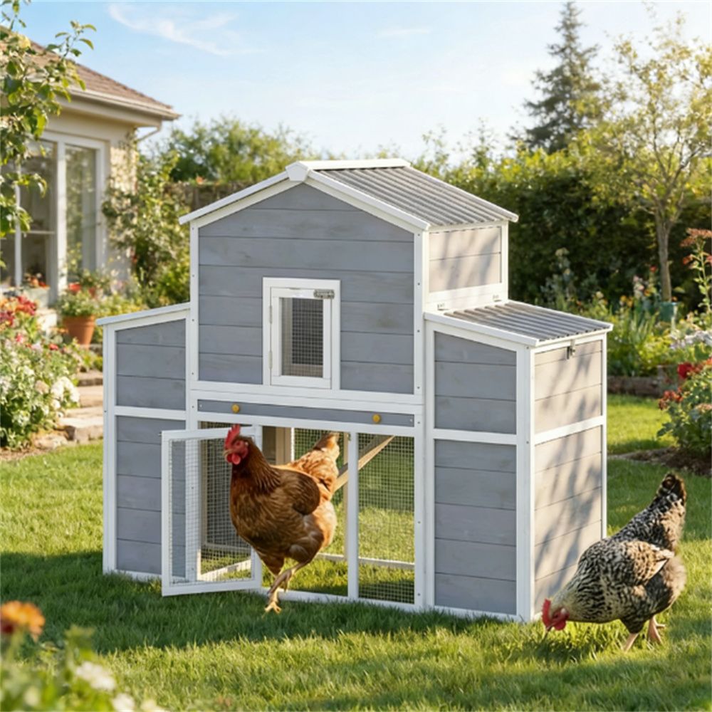 Chicken coop, wooden chicken coop, chicken house
