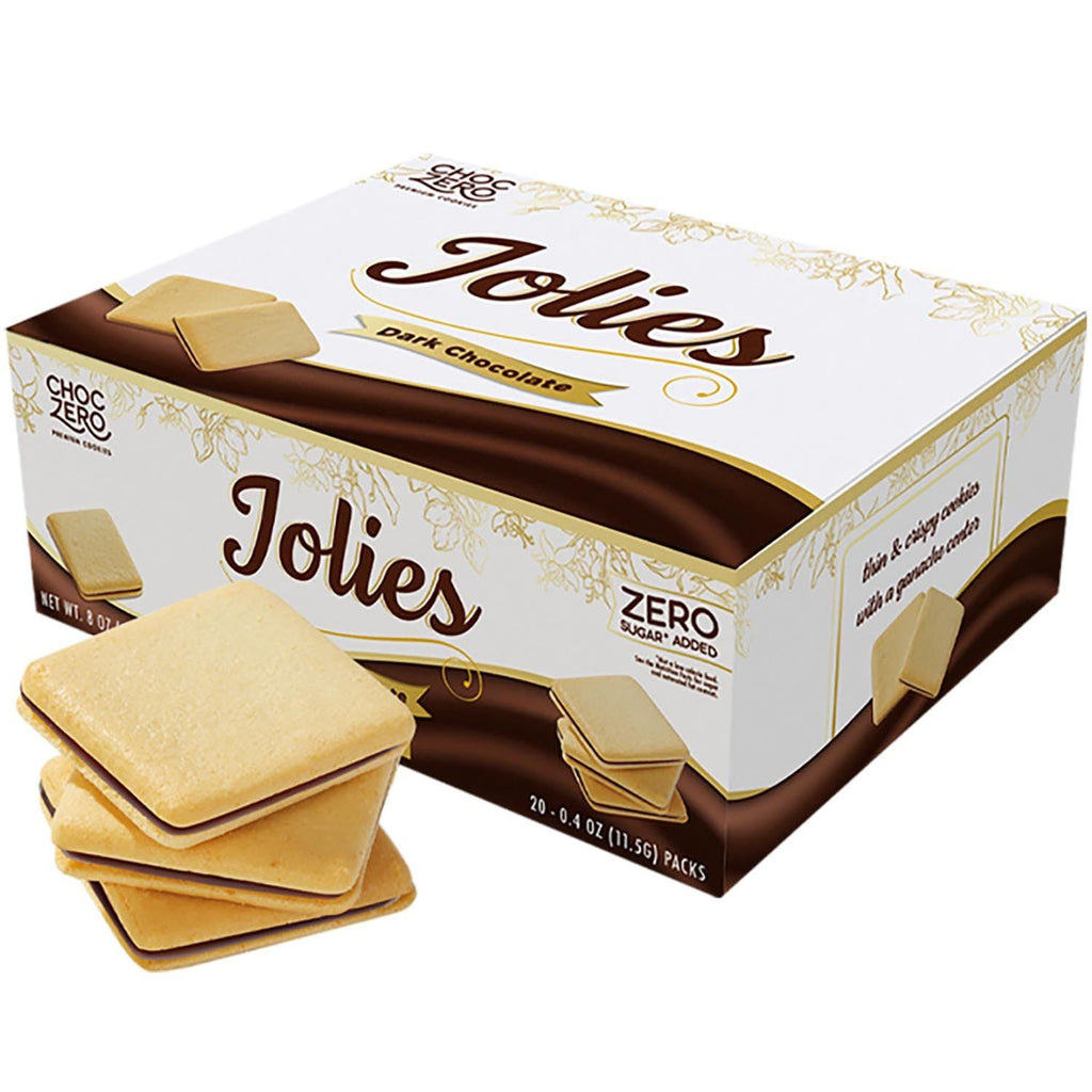 Chocolate Cookies, Dark Chocolate Jolies, 20 Crispy Chocolate  Cookies Per Box, 8 Ounce