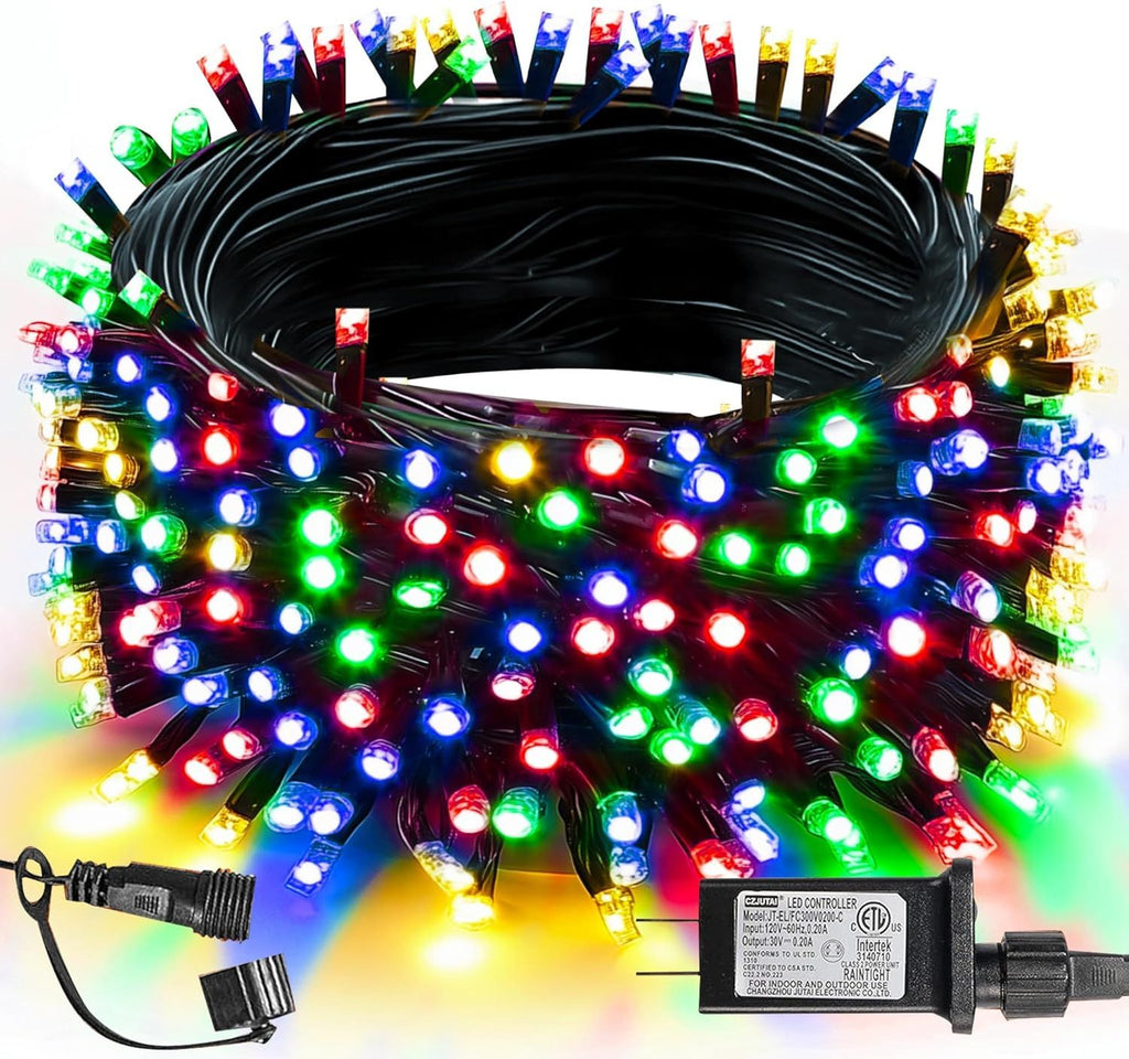 Christmas Lights, 200 LED 66FT Outdoor Christmas Lights Plug in with 8 Modes