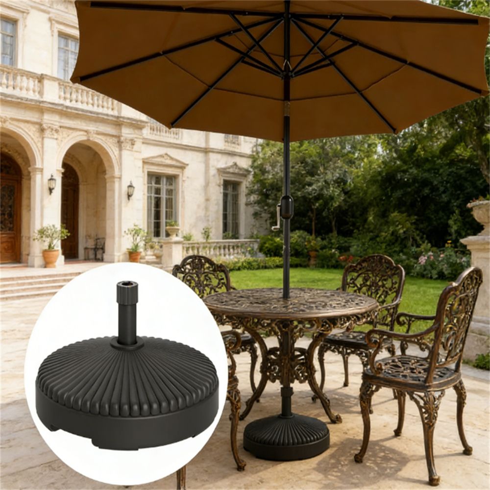 Circular base, terrace base, umbrella base, outdoor umbrella stand (base only)