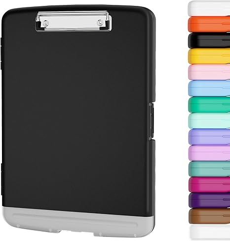 Clipboard with Storage Organization Box with Pen Holder