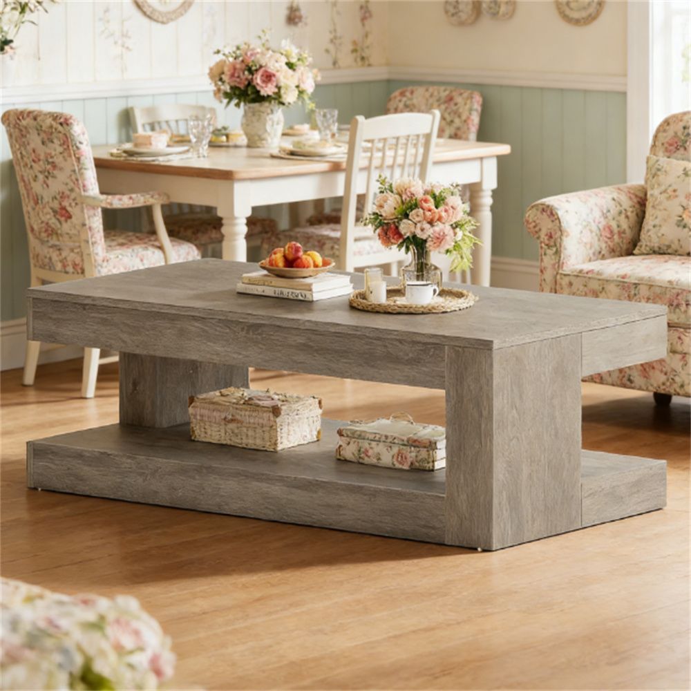 Coffee table, dining table, cocktail table with storage space