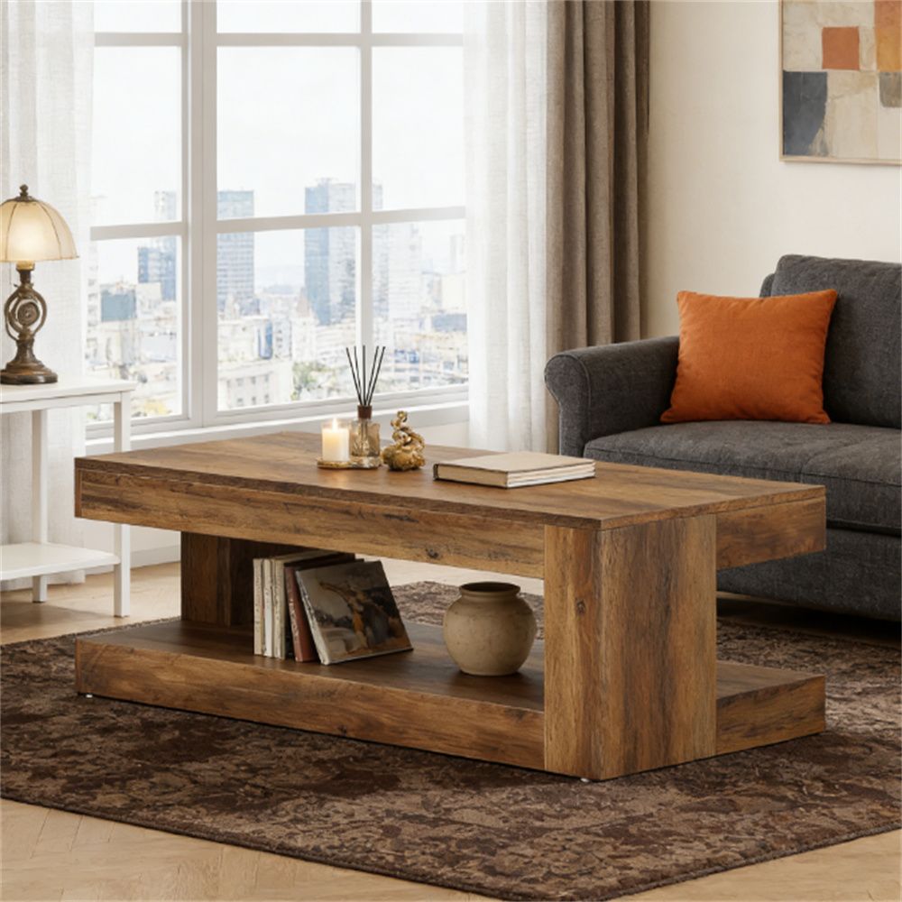 Coffee table, tea table, central table, cocktail table, with storage space