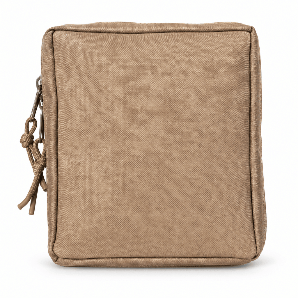 Compact First Aid Pouch, Portable Zipper Medical Supply Organizer Bag