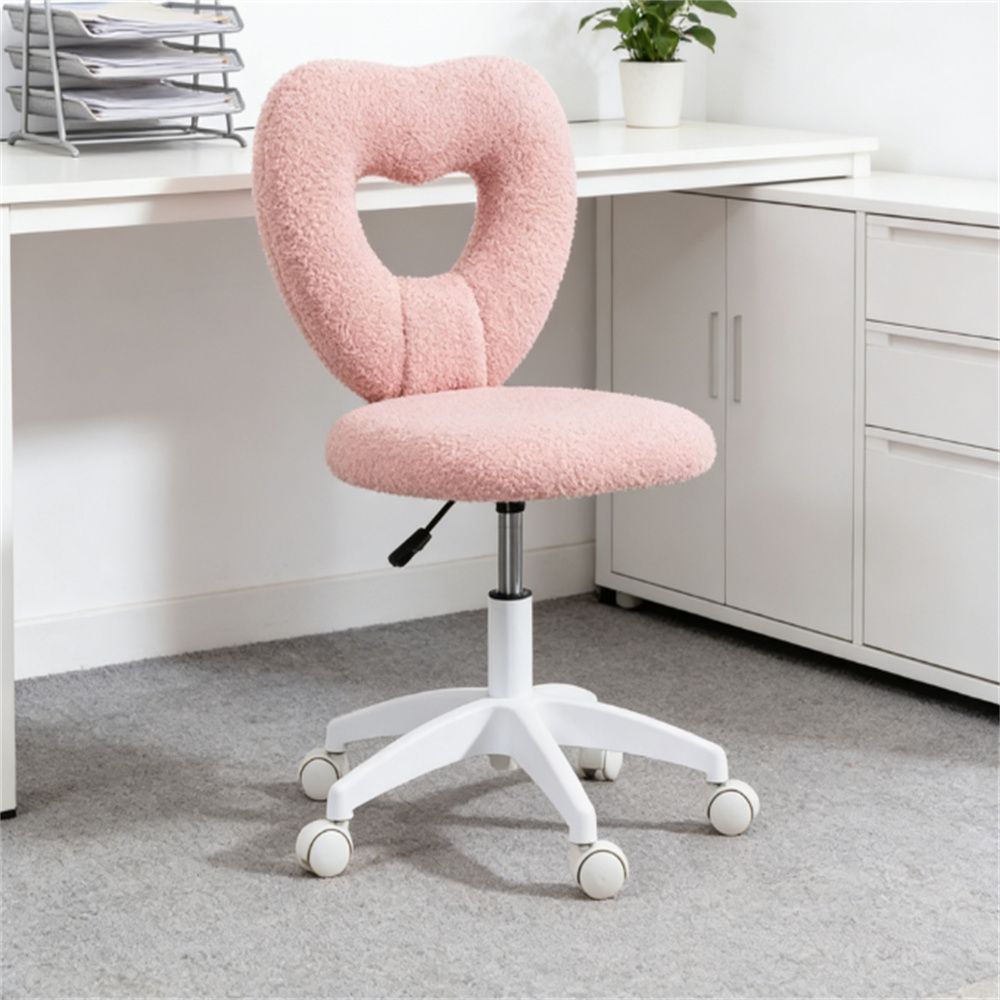 Computer chair, office chair, office task chair, makeup chair, pink