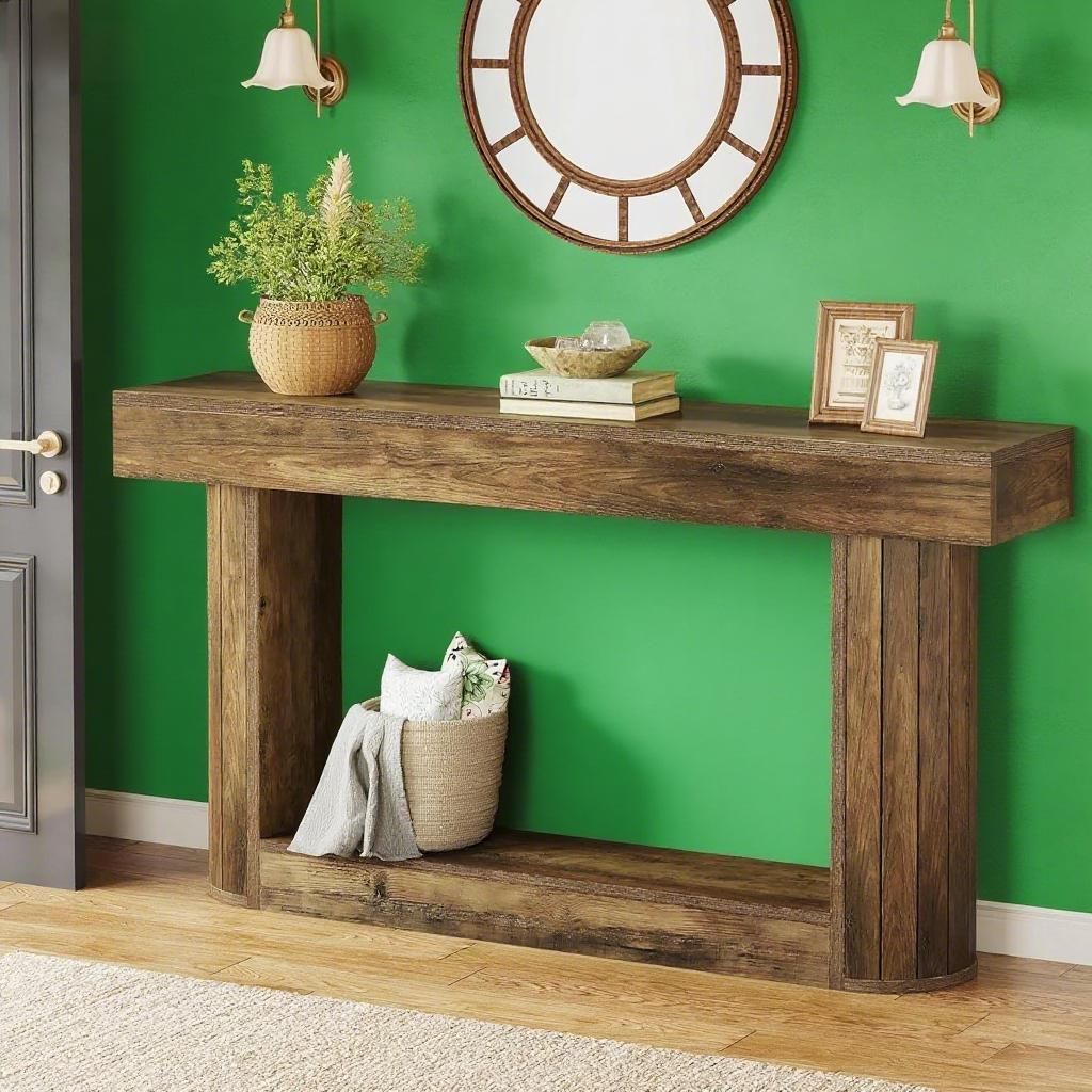 Console Table Entryway Table Wooden Sofa Table