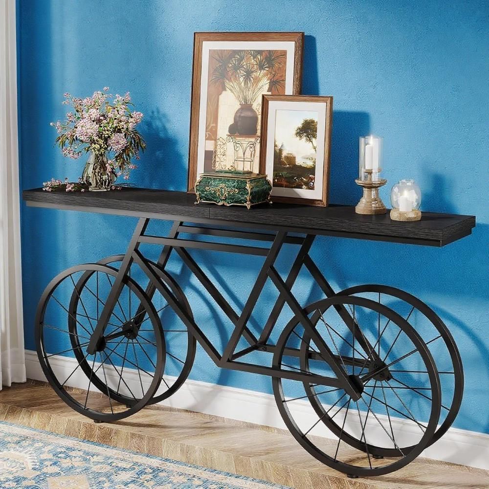 Console Table, Narrow Sofa Table Entryway Table