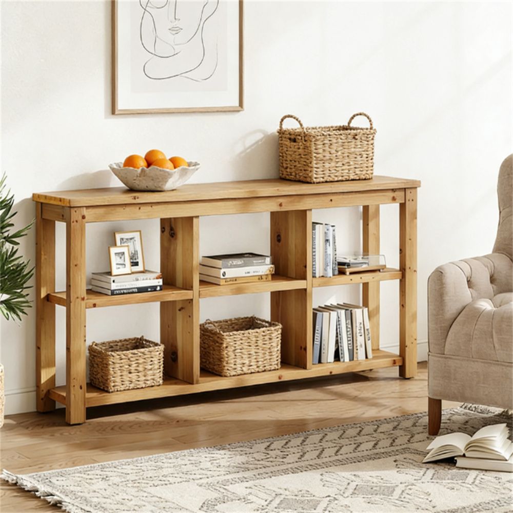 Console table, sofa table, entrance table, foyer table, with storage space