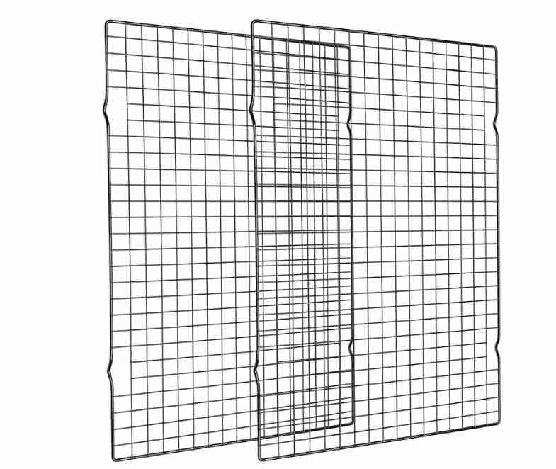 Cooling Racks for Cooking and Baking, 10" x 16" Baking Rack 2-Pack Heavy Duty Wire Cookie Rack for Cooking, Roasting, Grilling, Drying, Oven Safe, Fits Half Sheet Pan