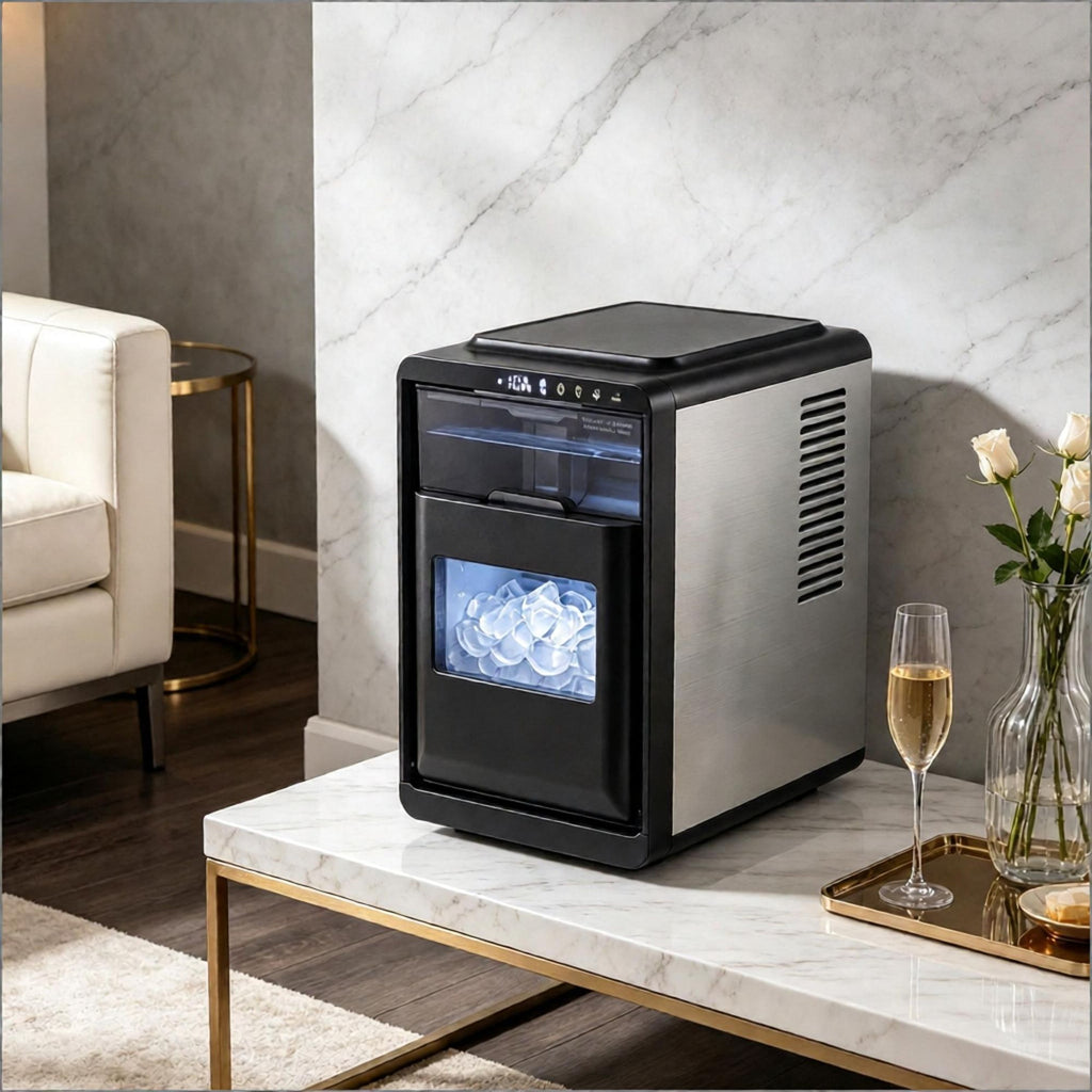 Crescent Ice Maker 26 Lbs/24H Ice Machine with 16 Cubes
