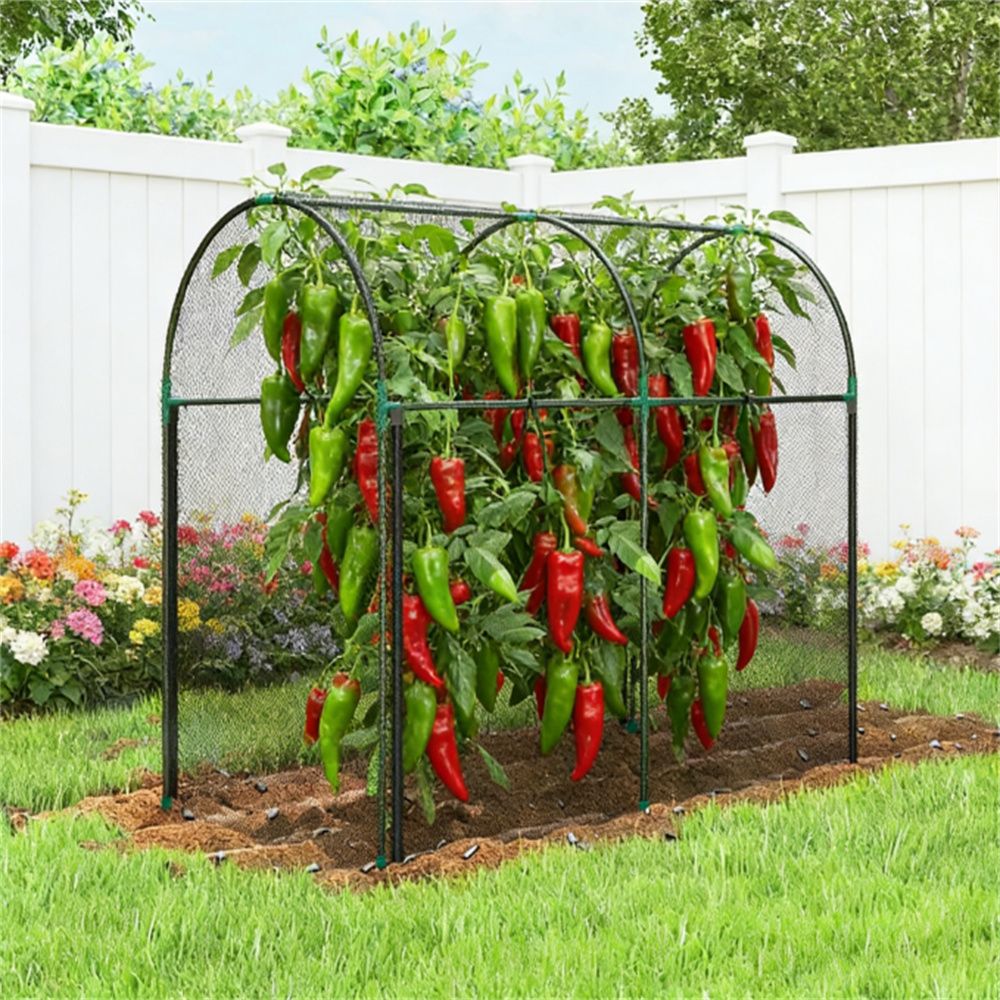 Crop cage, plant cage, garden cage, black