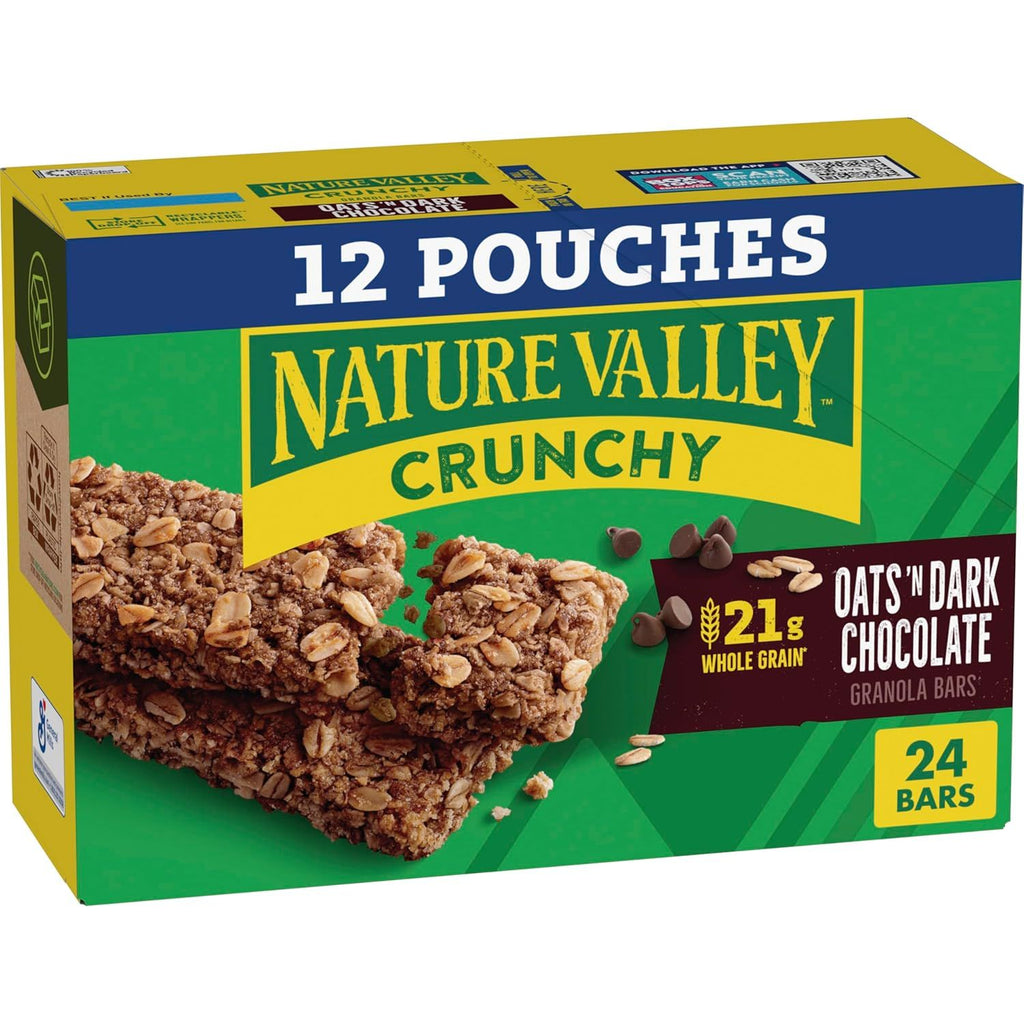 Crunchy Granola Bars, Oats 'n Dark Chocolate, 24 Bars, 17.88 OZ