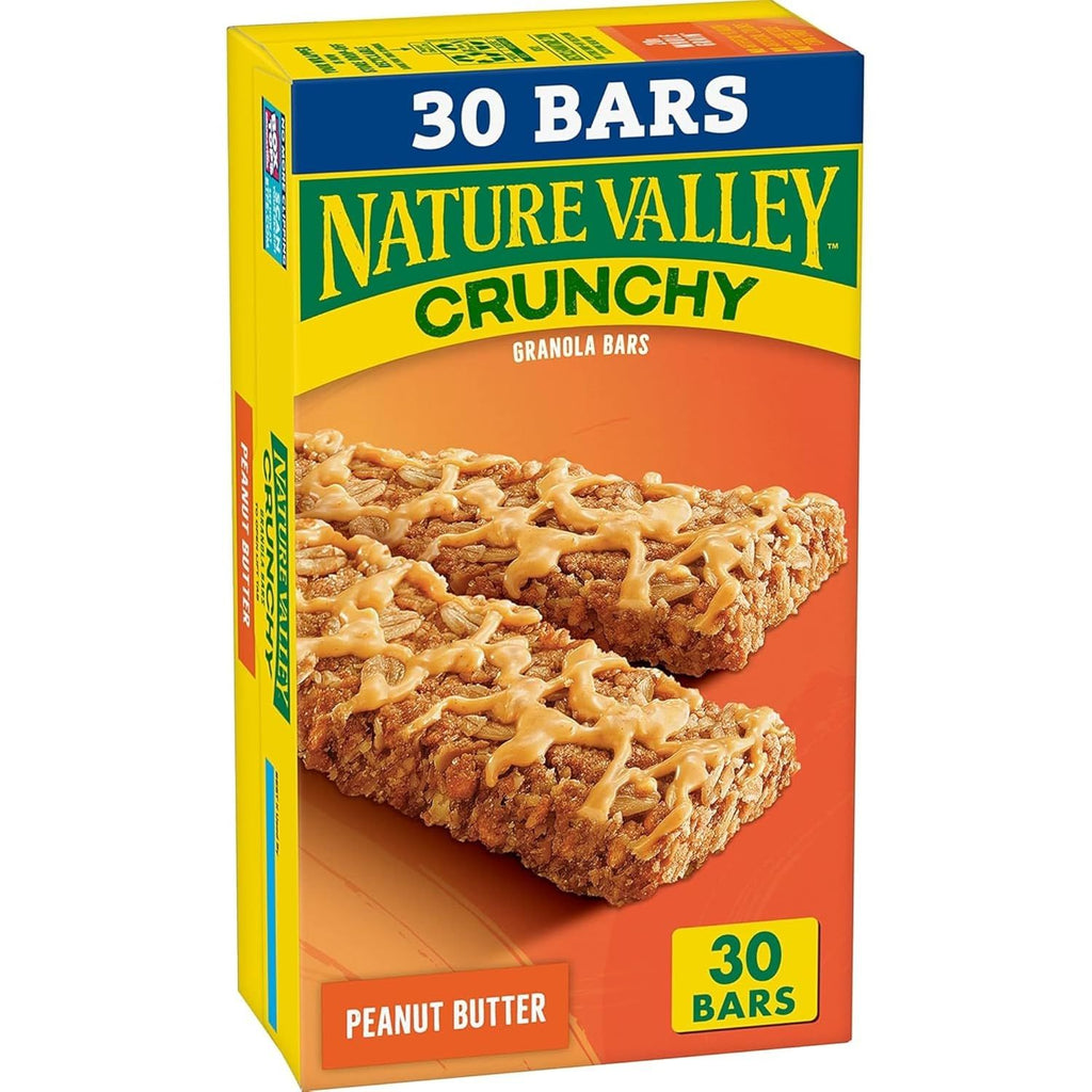 Crunchy Granola Bars, Peanut Butter, 30 Ct, 22.35 oz