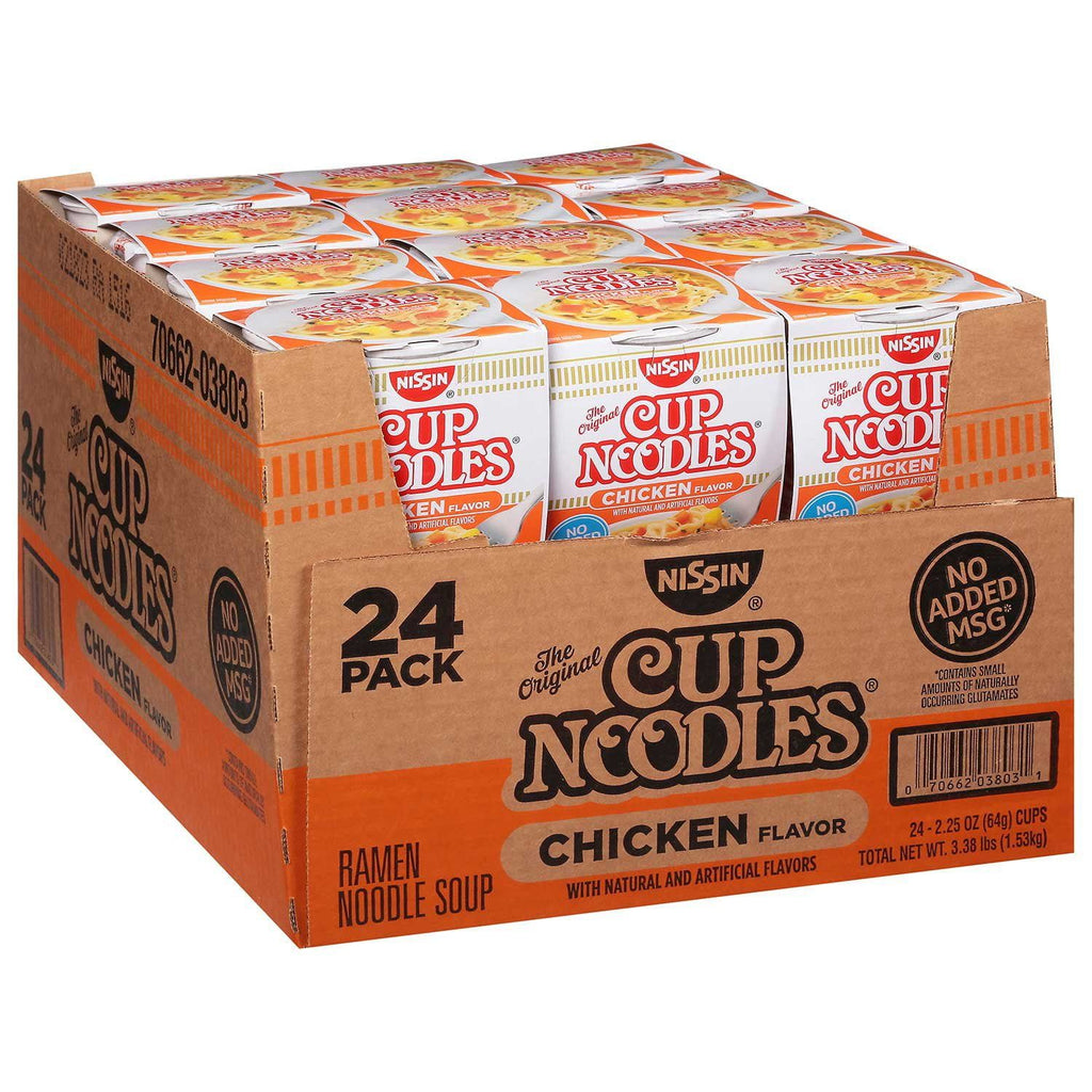 Cup Noodles, Chicken Flavor 2.25 oz., 24 ct.