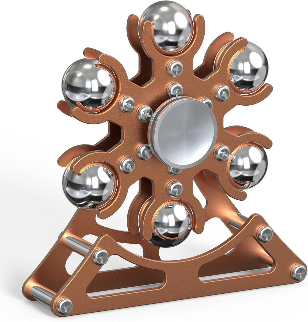 Desk-Fidget-Toys for Ferris-Wheels-Spinner: Metal Kinetic-Spinner 4mins, Cool-Gadgets for Kid Children Teen