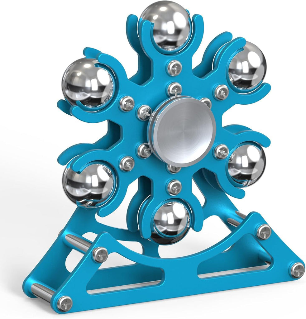 Desk-Fidget-Toys for Ferris-Wheels-Spinner: Metal Kinetic-Spinner 4mins, Cool-Gadgets for Kid Children Teen