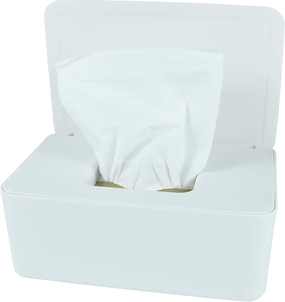Diaper Wipes Dispenser, Tissue Storage Box Case, Wet Wipe Dispenser Holder with Lid for Home, Office, Cars