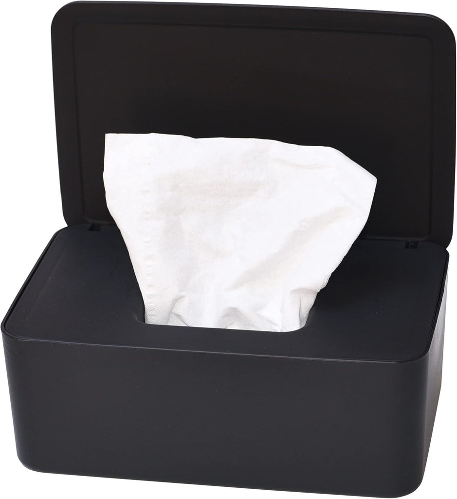 Diaper Wipes Dispenser, Tissue Storage Box Case, Wet Wipe Dispenser Holder with Lid for Home, Office, Cars