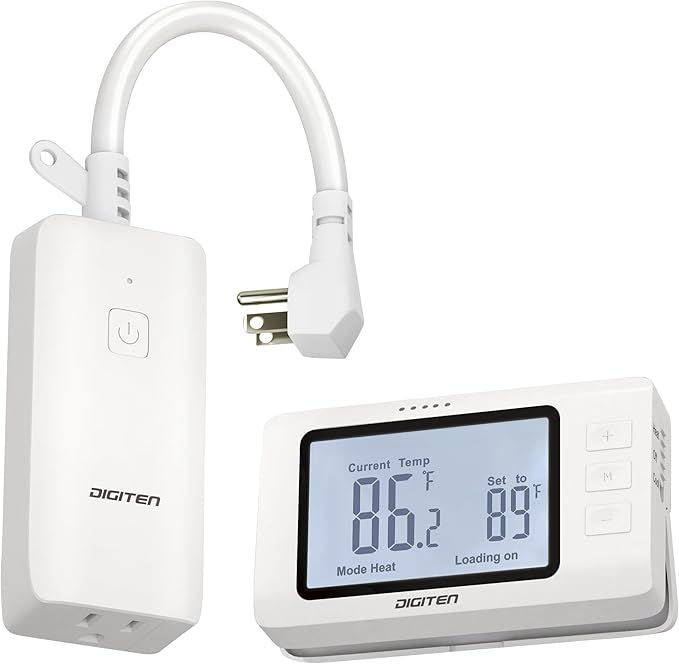 DIGITEN Wireless Thermostat Outlet Temperature  Power