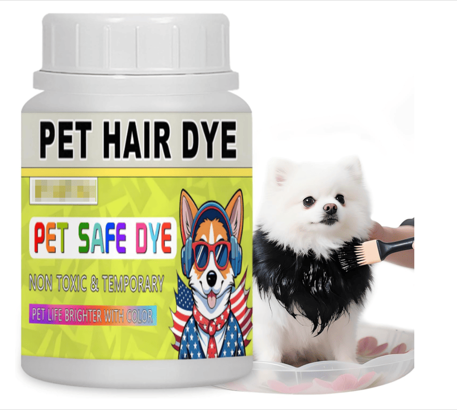 Dog Hair Dye, 3.5 Fl Oz (100 ml) Pet Safe Dye, Pet Grooming, Permanent Pet Hair Dye Stain, Safely Used, Dog Grooming, Pet Dye Bright Color for All Pets Fur Dye