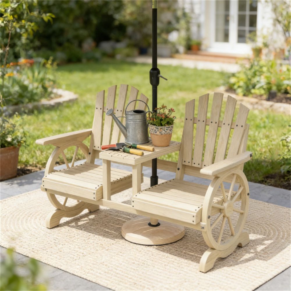 Double sofa, courtyard chair, garden chair