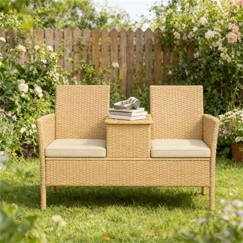 Double sofa, courtyard chair, garden chair
