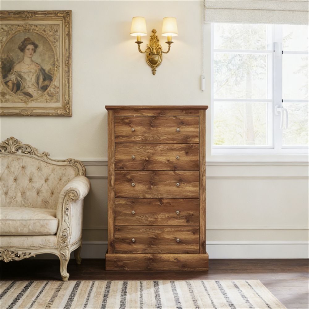 Drawer box, bedroom dressing table, storage cabinet, living room cabinet, bedside table, brown