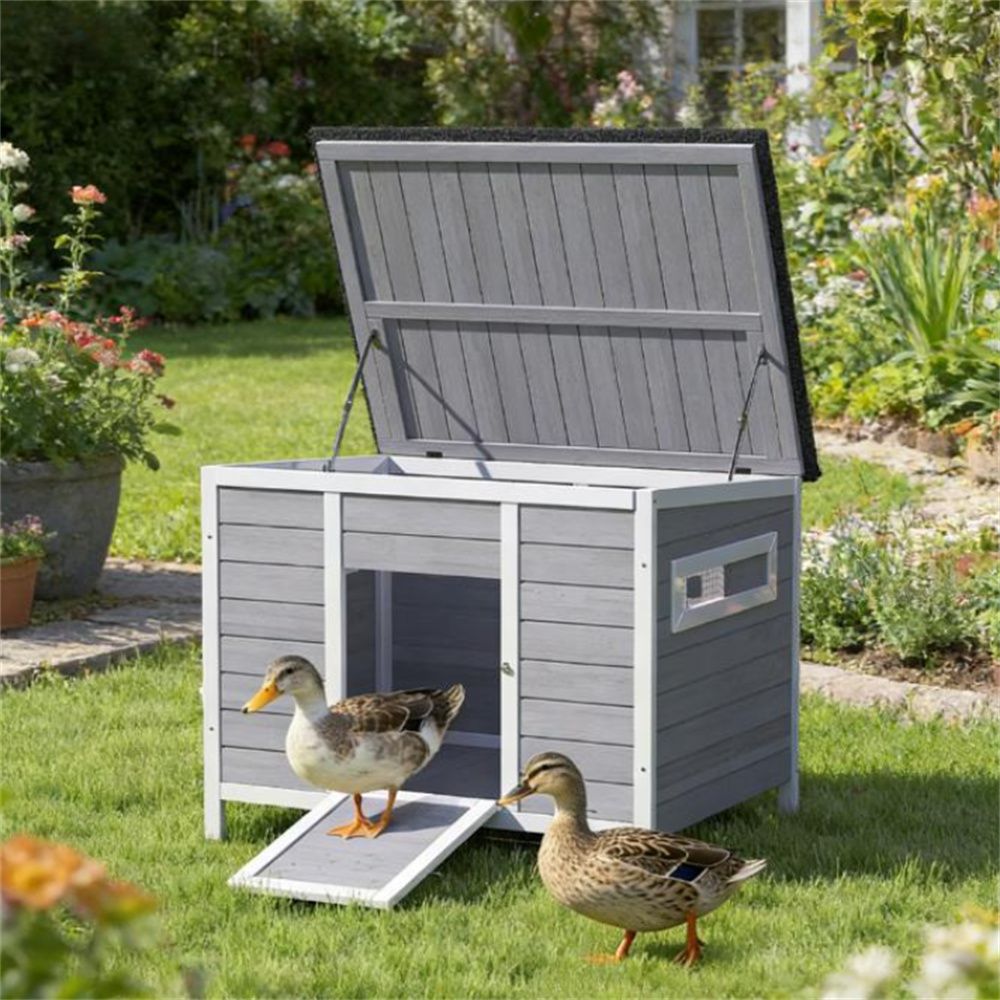 Duck cage, wooden duck house, rabbit nest, small animal cage