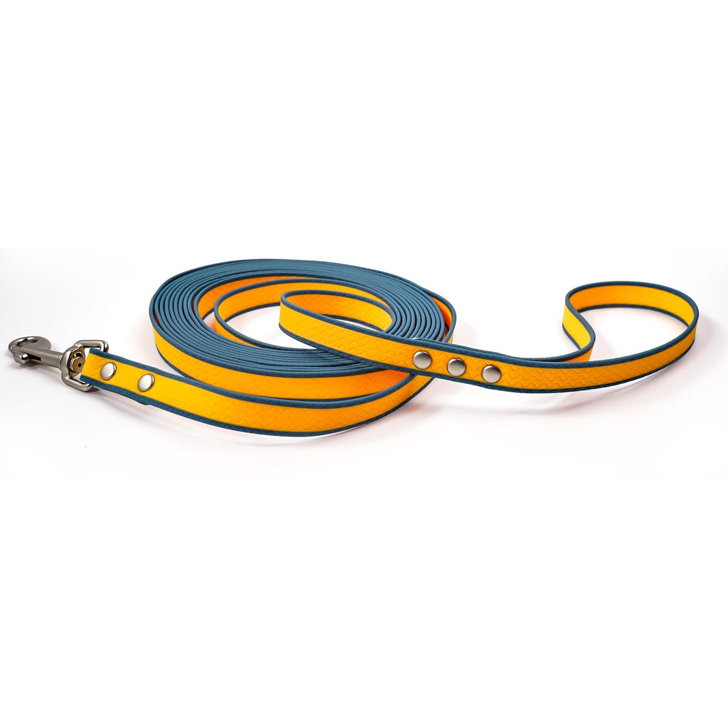 Durable material New style two-color training rope Tangle-free Soft on pet 4.92FT Obedience training Daily walk training Park training  Evening/early morning training