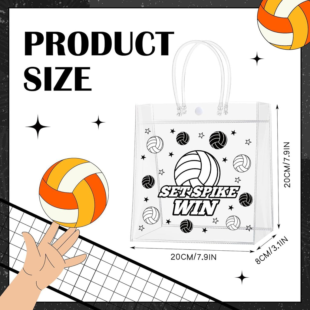 Durable Waterproof Material: Made of PVC, these volleyball gift bags are highly resistant to wear, weather, and water. The volleyball bag can remain intact even when used outdoors or in complex