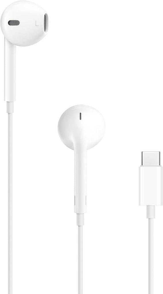 EarPods Headphones with USB-C Plug, Wired Ear Buds with Built-in Remote to Control Music, Phone Calls, and Volume