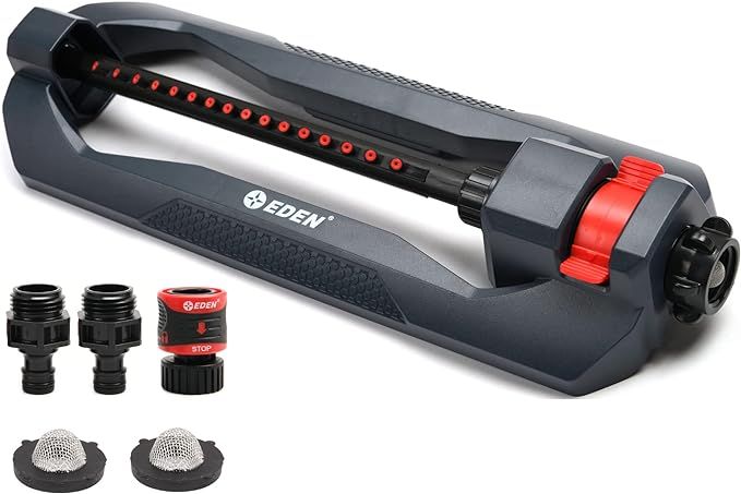 Eden LawnGarden Essential Oscillating Sprinkler Water Sprinkler
