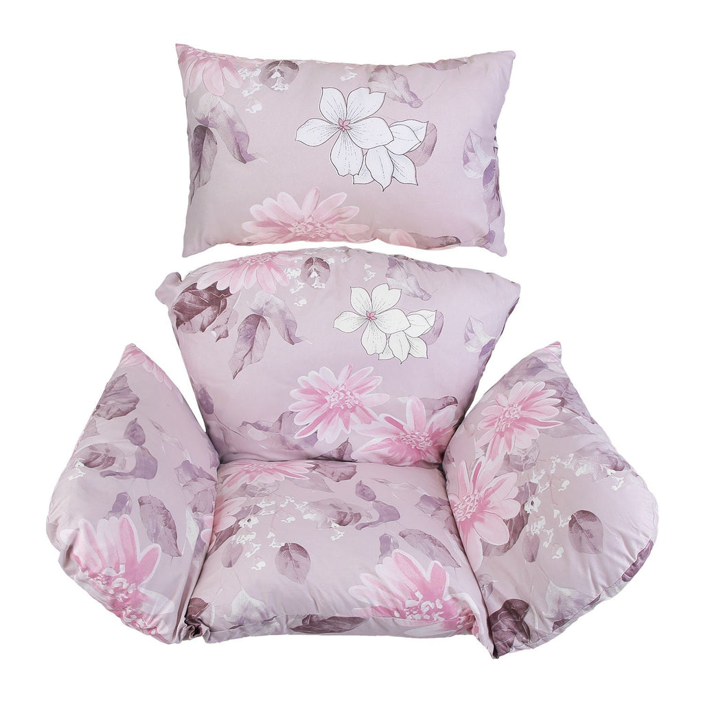Egg Chair Cushion Hanging Basket Seat Cushion Thicken Soft Egg Swing Chair Pad Hanging Egg Chair Cushion with Headrest