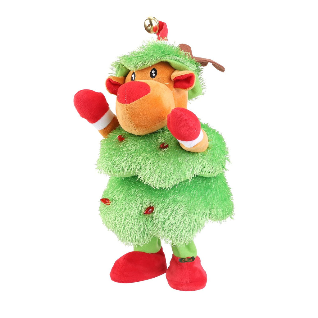 Electric Dancing Singing Plush Toy Twisting Snowman Toy Talking Interactive Mimicking Funny Songs Wiggly Dance Kid Christmas Gift