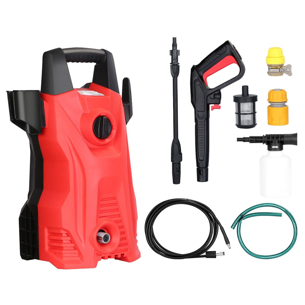 Electric High Pressure Washer 3000PSI Max 2.6GPM Powerful Car Washer Pressure Cleaner with Adjustable Spray Nozzle Soap Dispenser IPX5 Waterproof for Patio Garden Driveway