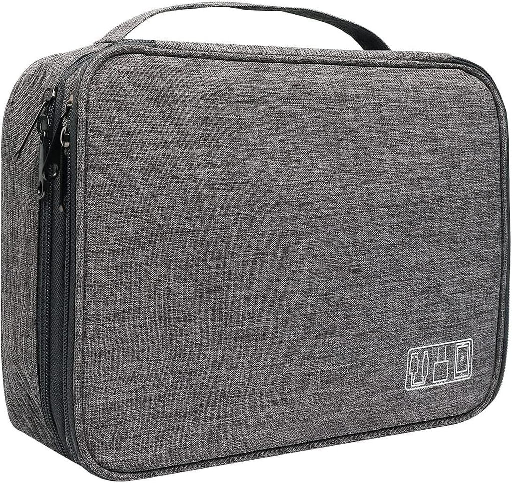 Electronics Organizer, Electronic Accessories Cable Organizer Bag Waterproof Travel Cable Storage Bag for Charging Cable, Power Bank, iPad