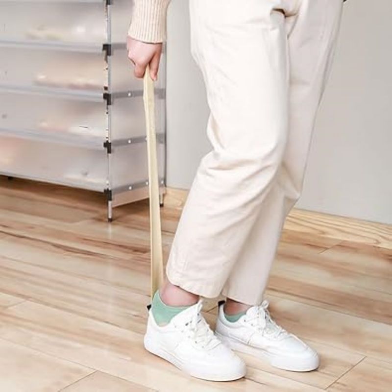 Elegant 29-Inch Wall-Mounted Shoehorn – Sleek Long with Hidden Wall Mount – Stylish and Practical Shoe