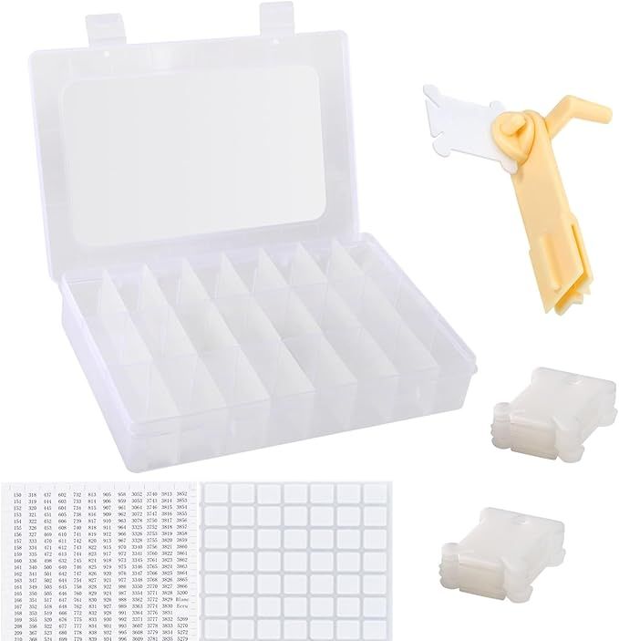 Embroidery Floss Organizer Cross Stitch Thread Storage Box Tools